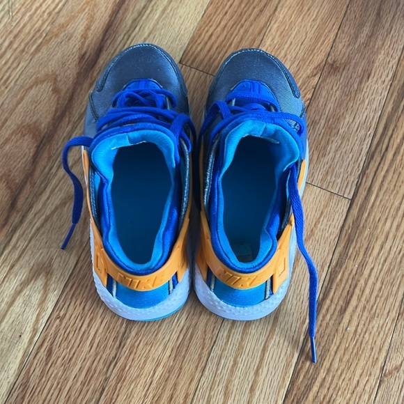 NIKE HUARACHE run blue and orange 12.5c - Picture 3 of 6